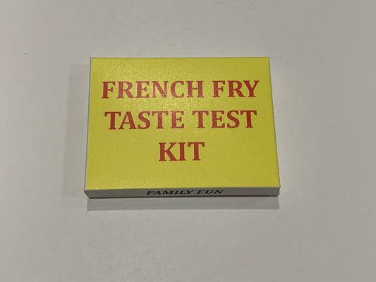 French fry tasting game