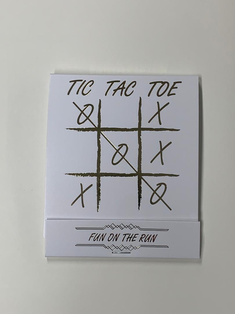 Tic Tac Toe Pocket size game pack of 10